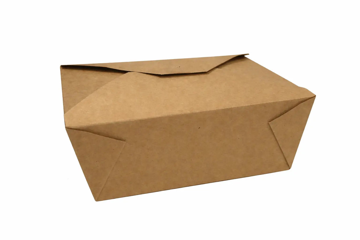 Kraft To-Go Box – 8.5 × 6.25 × 3.5 in | 96 oz (160/Case) Holca Commercials LTD