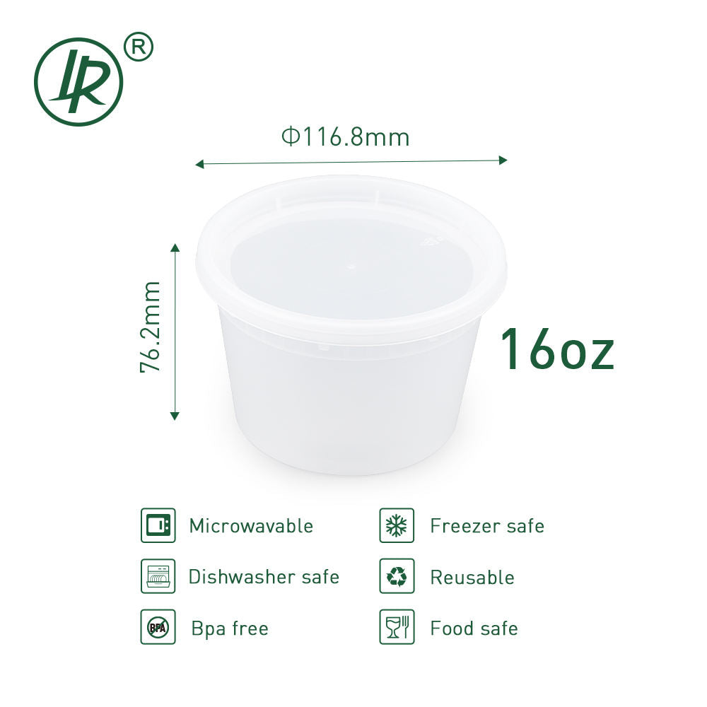 S-16 Round Deli Container Holca Commercials LTD