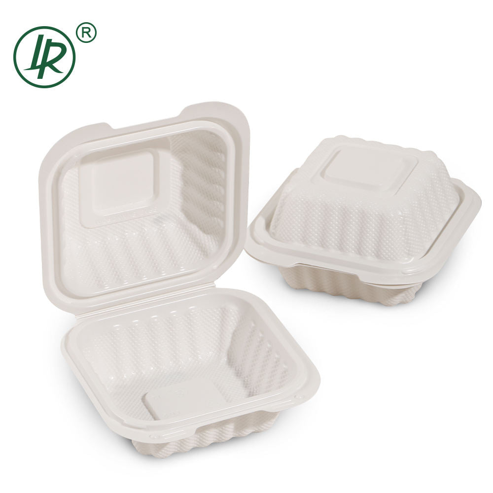 EP-51W -LR 11 oz Custom Printed Plastic Clamshell Container(5 × 5 × 2.8" ) Holca Commercials LTD
