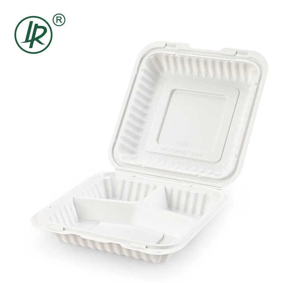 LR Custom Printable Plastic Clamshell Container – 29 × 25 × 11 cm Holca Commercials LTD