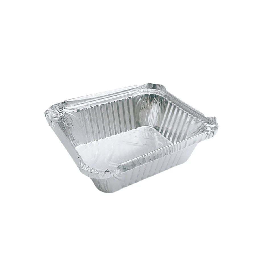 Mart45 4x5" Rectangular Aluminum Foil Container – 500pcs Holca Commercials LTD