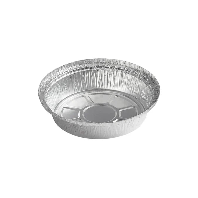 7” Round Aluminum Foil Container 21.6oz (640ml) 500/Case Holca Commercials LTD