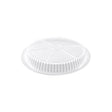 8” Clear Plastic Dome Lid for AR830 Foil Container – 500pcs/Case Holca Commercials LTD