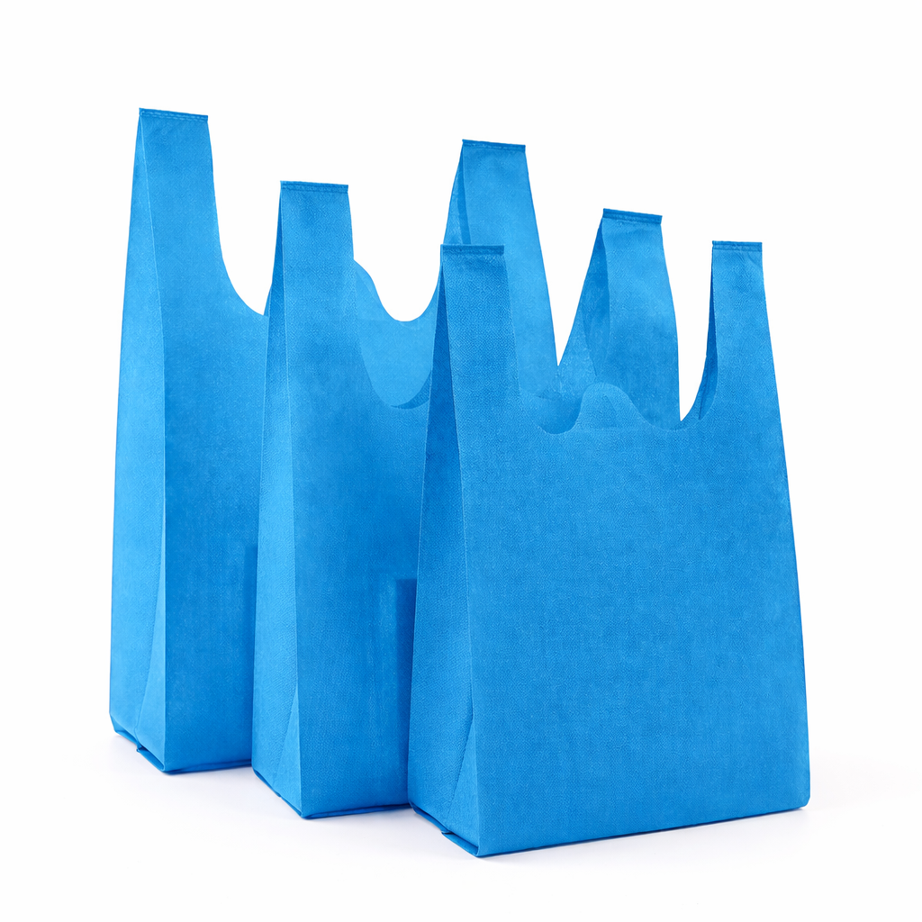 8” Non-Woven T-Shirt Bag – Small Size 500/CS Holca Commercials LTD