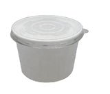 115mm Plastic Lid for8-12 Paper Bowls 1000/Case Holca Commercials LTD