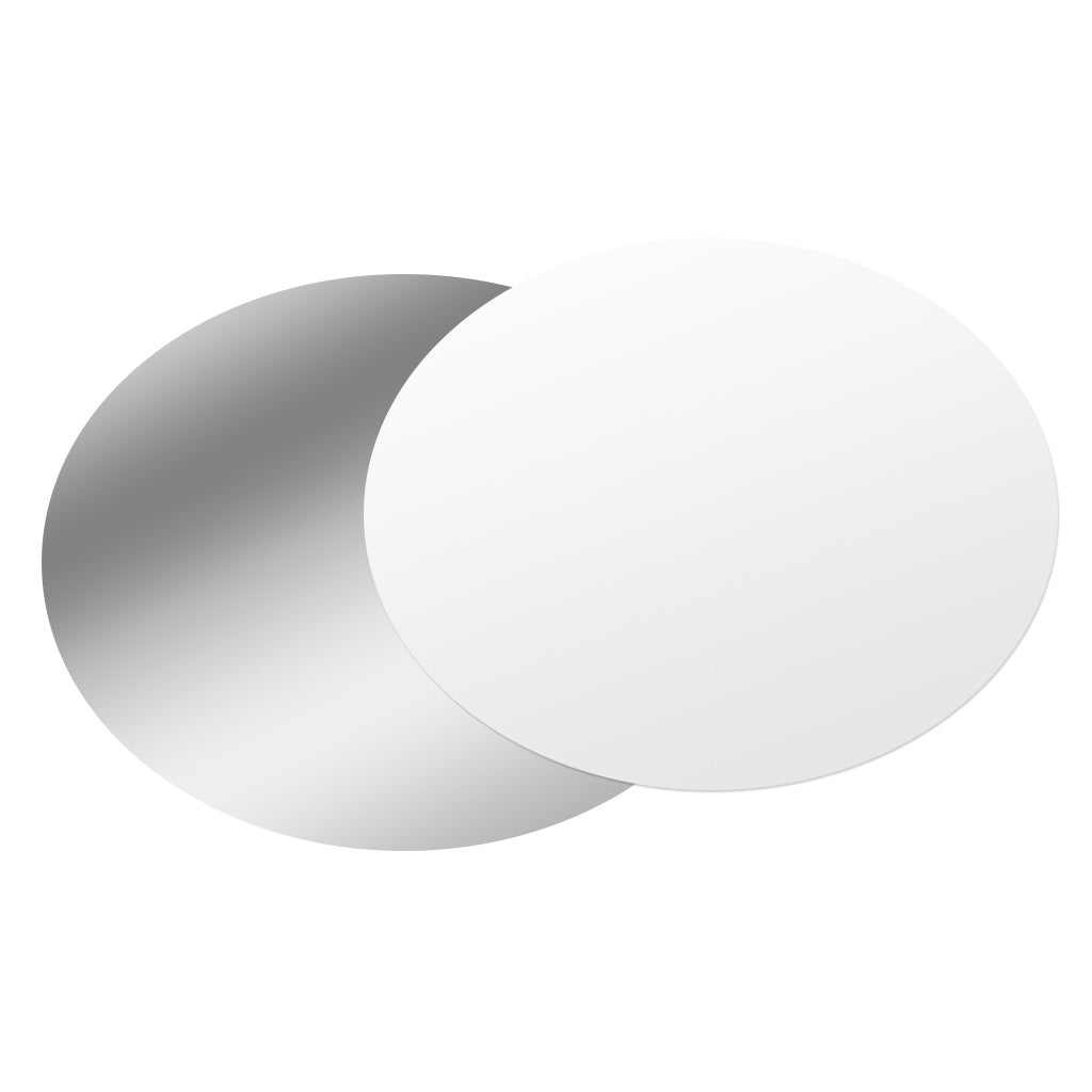 8” Foil/Paper Heavy Duty Lid (White) 500/Case Holca Commercials LTD