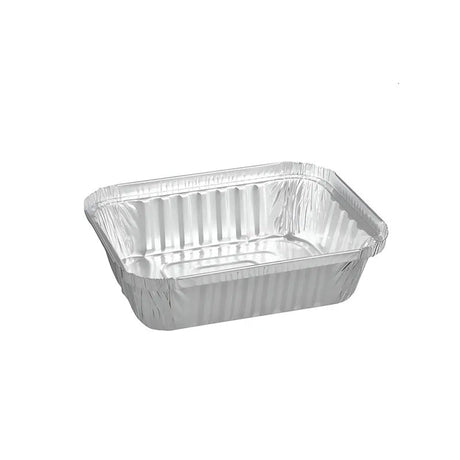 Mart45 4x5" Rectangular Aluminum Foil Container – 500pcs Holca Commercials LTD