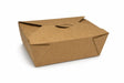 Kraft Takeout Container – 6.75 × 5 × 2.5 in | 45 oz (300/Case) Holca Commercials LTD