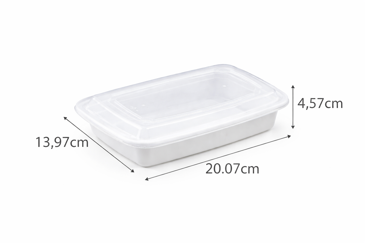LR24-W - Brand 24 oz Food Container Holca Commercials LTD