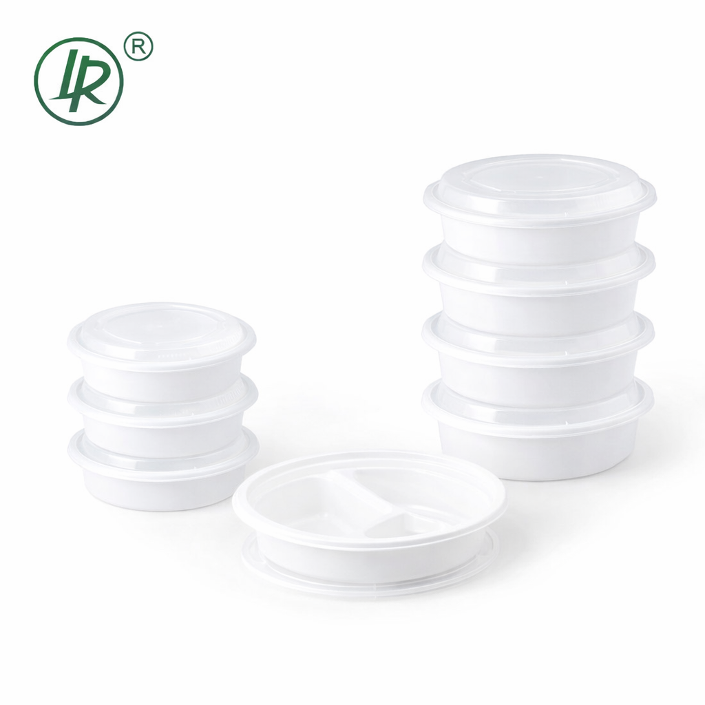 Y-32W- LR 32 oz Round White Container Holca Commercials LTD