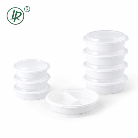 Y-32W- LR 32 oz Round White Container Holca Commercials LTD