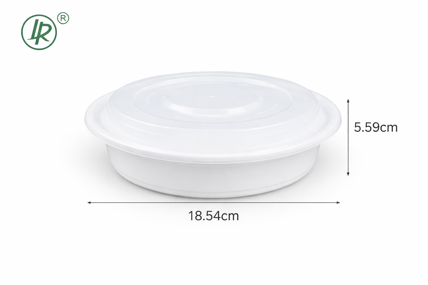 Y-32W- LR 32 oz Round White Container Holca Commercials LTD