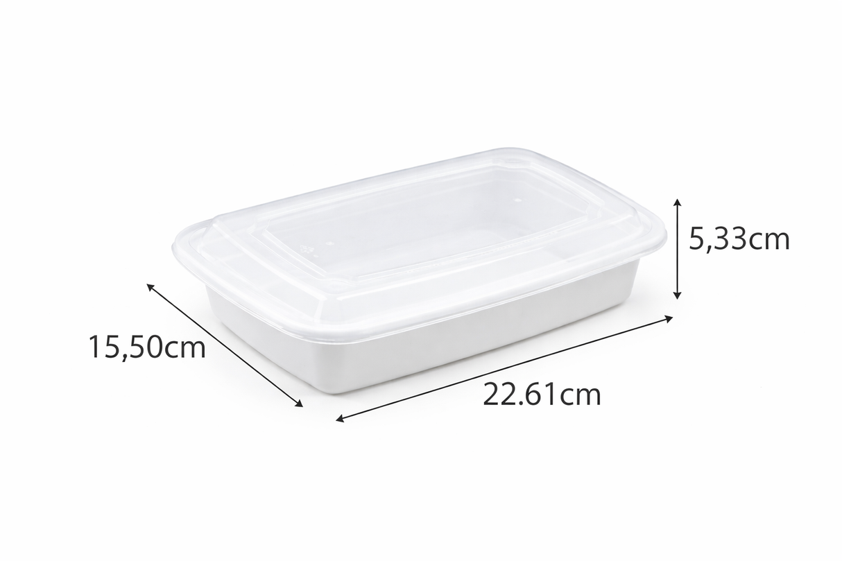 LR38-W- Brand 38 oz Food Container Holca Commercials LTD