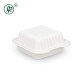 LR 6” Square Plastic Clamshell Container – 150 Per Case Holca Commercials LTD