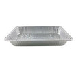Mart112 Full Size Shallow Aluminum Foil Container 187oz (525×323×45mm) 50/Case Holca Commercials LTD