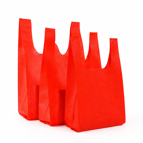 8” Non-Woven T-Shirt Bag – Small Size 500/CS Holca Commercials LTD