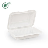 EP-206W LR 32 oz Custom Printable Rectangular Plastic Clamshell Container –  (9 × 6.4 × 2.4") Holca Commercials LTD