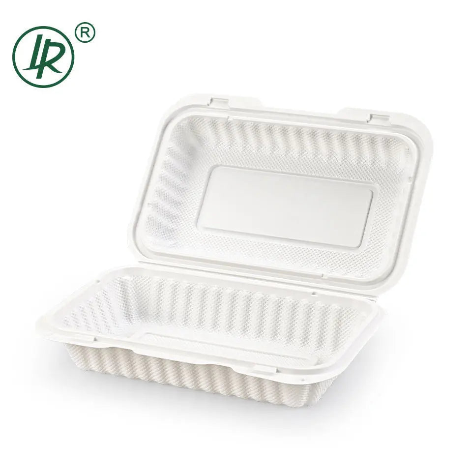 EP-28W LR 28 oz  Custom Printable Plastic Clamshell Container – (9×6×2.5") Holca Commercials LTD