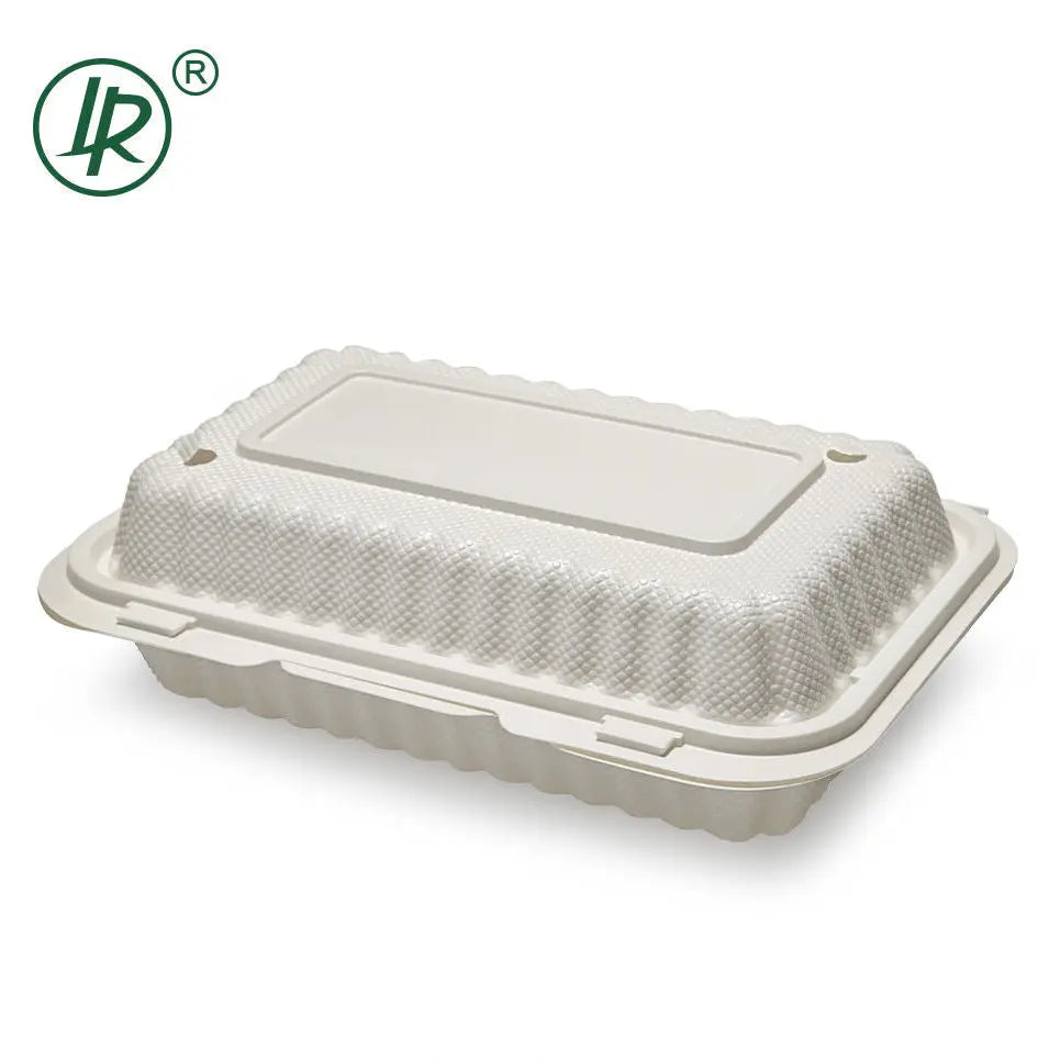 EP-28W LR 28 oz  Custom Printable Plastic Clamshell Container – (9×6×2.5") Holca Commercials LTD
