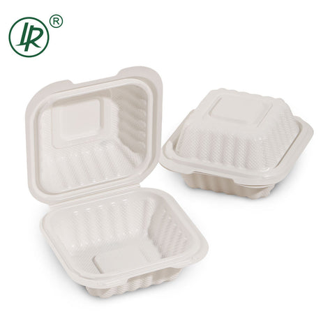EP-51W -LR 11 oz  Custom Printed Plastic Clamshell Container(5 × 5 × 2.8" ) Holca Commercials LTD