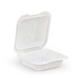 LR 6” Square Plastic Clamshell Container – 150 Per Case Holca Commercials LTD