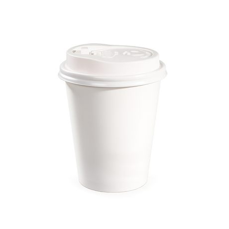 16oz White Paper Hot Cups (1000/Case) Holca Commercials LTD