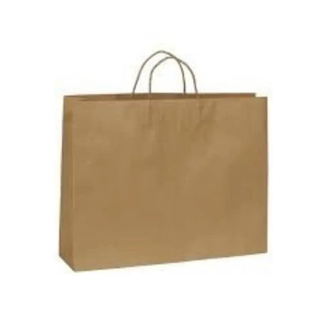 Kraft Paper Handle Bag – Market Street Style (13 × 7 × 13 in) Holca Commercials LTD