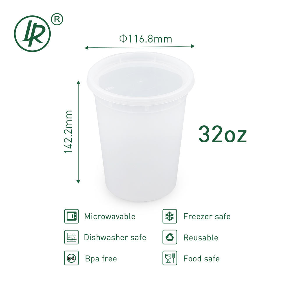 S-32 Round Deli Container Holca Commercials LTD