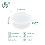 S-8 Round Deli Container with Lid Holca Commercials LTD