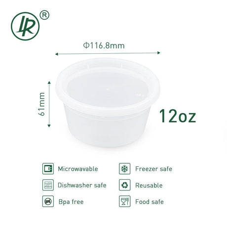 S-12 Round Deli Container Holca Commercials LTD